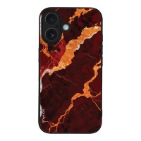 Θήκη Sonique Marble Series για Apple iPhone 16 Κόκκινο