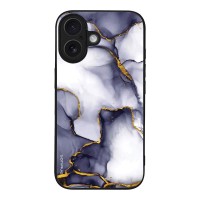 Θήκη Sonique Marble Series για Apple iPhone 16 Μωβ Γκρι