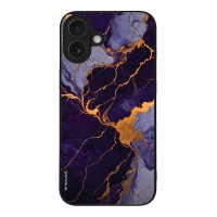 Θήκη Sonique Marble Series για Apple iPhone 16 Plus Μωβ