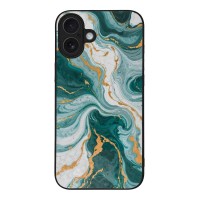 Θήκη Sonique Marble Series για Apple iPhone 16 Plus Πράσινο 01