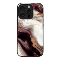 Θήκη Sonique Marble Series για Apple iPhone 16 Pro Μπορντώ