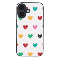Θήκη Sonique Heart Series για Apple iPhone 16 Λευκό 02