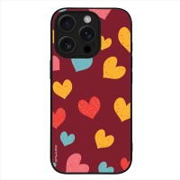 Θήκη Sonique Heart Series για Apple iPhone 16 Pro Μπορντώ
