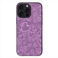 Θήκη Sonique Heart Series για Apple iPhone 16 Pro Max Βιολετί