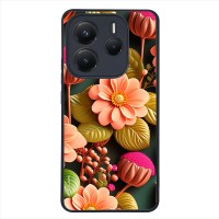 Θήκη Sonique 3D Flower Series για Xiaomi Redmi Note 14 5G Σομόν
