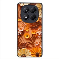Θήκη Sonique 3D Flower Series για Xiaomi Redmi Note 14 Pro 5G / Poco X7 5G Πορτοκαλί
