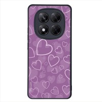 Θήκη Sonique Heart Series για Xiaomi Redmi Note 14 Pro 5G / Poco X7 5G Βιολετί
