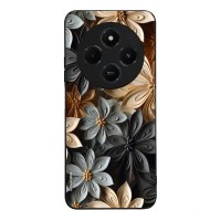Θήκη Sonique 3D Flower Series για Xiaomi Redmi 14C 4G / Poco C75 4G / Redmi A4 5G Γκρι