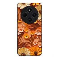 Θήκη Sonique 3D Flower Series για Xiaomi Redmi 14C 4G / Poco C75 4G / Redmi A4 5G Πορτοκαλί