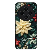 Θήκη Sonique 3D Flower Series για Xiaomi Redmi 14C 4G / Poco C75 4G / Redmi A4 5G Πράσινο