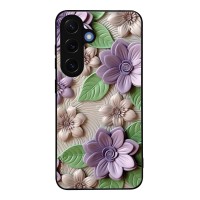 Θήκη Sonique 3D Flower Series για Samsung Galaxy S25 Βιολετί