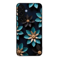 Θήκη Sonique 3D Flower Series για Samsung Galaxy S25 Γαλάζιο