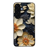 Θήκη Sonique 3D Flower Series για Samsung Galaxy S25 Εκρού