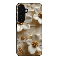 Θήκη Sonique 3D Flower Series για Samsung Galaxy S25 Λευκό