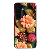 Θήκη Sonique 3D Flower Series για Samsung Galaxy S25 Σομόν