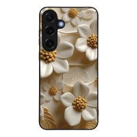 Θήκη Sonique 3D Flower Series για Samsung Galaxy S25 Plus Λευκό