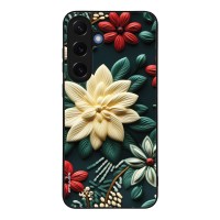 Θήκη Sonique 3D Flower Series για Samsung Galaxy S25 Plus Πράσινο