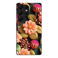 Θήκη Sonique 3D Flower Series για Samsung Galaxy S25 Ultra Σομόν