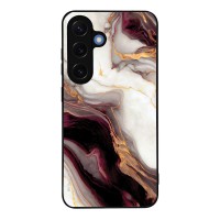 Θήκη Sonique Marble Series για Samsung Galaxy S25 Μπορντώ