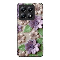 Θήκη Sonique 3D Flower Series για Xiaomi Xiaomi 14T Βιολετί