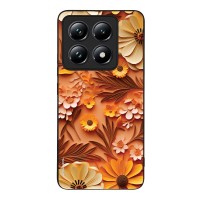 Θήκη Sonique 3D Flower Series για Xiaomi Xiaomi 14T Pro Πορτοκαλί