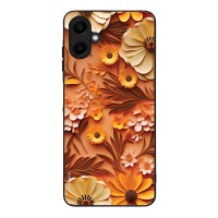Θήκη Sonique 3D Flower Series για Samsung Galaxy A06 4G Πορτοκαλί