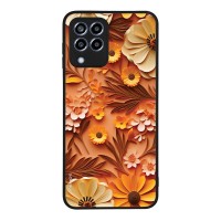 Θήκη Sonique 3D Flower Series για Samsung Galaxy M33 5G Πορτοκαλί