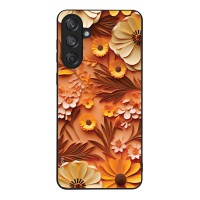 Θήκη Sonique 3D Flower Series για Samsung Galaxy M55 5G Πορτοκαλί