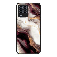 Θήκη Sonique Marble Series για Samsung Galaxy M33 5G Μπορντώ