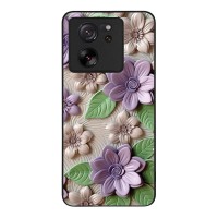Θήκη Sonique 3D Flower Series για Xiaomi Xiaomi 13T 5G / Xiaomi 13T Pro 5G Βιολετί