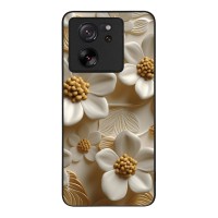 Θήκη Sonique 3D Flower Series για Xiaomi Xiaomi 13T 5G / Xiaomi 13T Pro 5G Λευκό