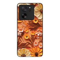 Θήκη Sonique 3D Flower Series για Xiaomi Xiaomi 13T 5G / Xiaomi 13T Pro 5G Πορτοκαλί