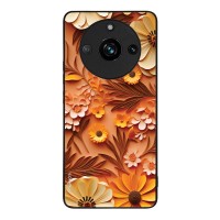 Θήκη Sonique 3D Flower Series για Realme 11 Pro 5G / Realme 11 Pro Plus 5G Πορτοκαλί