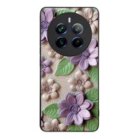 Θήκη Sonique 3D Flower Series για Realme 12 Pro 5G / Realme 12 Pro Plus 5G Βιολετί