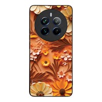 Θήκη Sonique 3D Flower Series για Realme 12 Pro 5G / Realme 12 Pro Plus 5G Πορτοκαλί
