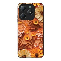 Θήκη Sonique 3D Flower Series για Realme C61 4G / Realme C63 4G / Realme Note 60X 4G Πορτοκαλί