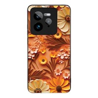 Θήκη Sonique 3D Flower Series για Realme GT 7 Pro 5G Πορτοκαλί