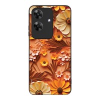 Θήκη Sonique 3D Flower Series για Realme Note 60 4G Πορτοκαλί