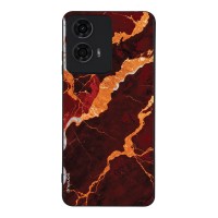 Θήκη Sonique Marble Series για Motorola Moto G04 4G / Moto G04s 4G / Moto G24 4G / Moto G24 4G Power / Moto E14 4G Κόκκινο