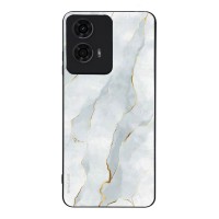 Θήκη Sonique Marble Series για Motorola Moto G04 4G / Moto G04s 4G / Moto G24 4G / Moto G24 4G Power / Moto E14 4G Λευκό 01