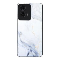 Θήκη Sonique Marble Series για Motorola Moto G04 4G / Moto G04s 4G / Moto G24 4G / Moto G24 4G Power / Moto E14 4G Λευκό 02