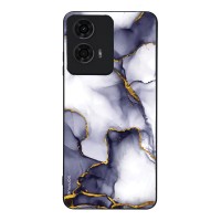 Θήκη Sonique Marble Series για Motorola Moto G04 4G / Moto G04s 4G / Moto G24 4G / Moto G24 4G Power / Moto E14 4G Μωβ Γκρι