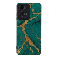 Θήκη Sonique Marble Series για Motorola Moto G04 4G / Moto G04s 4G / Moto G24 4G / Moto G24 4G Power / Moto E14 4G Πράσινο