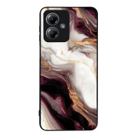Θήκη Sonique Marble Series για Motorola Moto G14 4G Μπορντώ