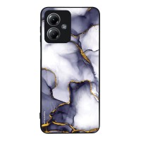 Θήκη Sonique Marble Series για Motorola Moto G14 4G Μωβ Γκρι