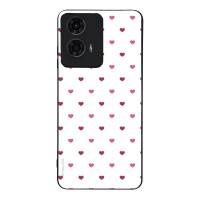 Θήκη Sonique Heart Series για Motorola Moto G04 4G / Moto G04s 4G / Moto G24 4G / Moto G24 4G Power / Moto E14 4G Λευκό 01