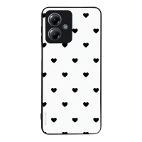 Θήκη Sonique Heart Series για Motorola Moto G14 4G Λευκό