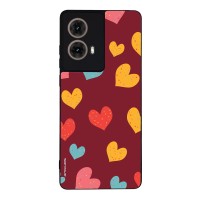 Θήκη Sonique Heart Series για Motorola Moto G85 5G Μπορντώ