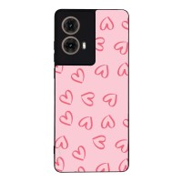 Θήκη Sonique Heart Series για Motorola Moto G85 5G Ροζ
