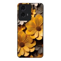 Θήκη Sonique 3D Flower Series για Motorola Moto G04 4G / Moto G04s 4G / Moto G24 4G / Moto G24 4G Power / Moto E14 4G Κίτρινο